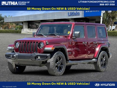 Used 2021 Jeep Wrangler Unlimited Sahara AWD/4WD image 1