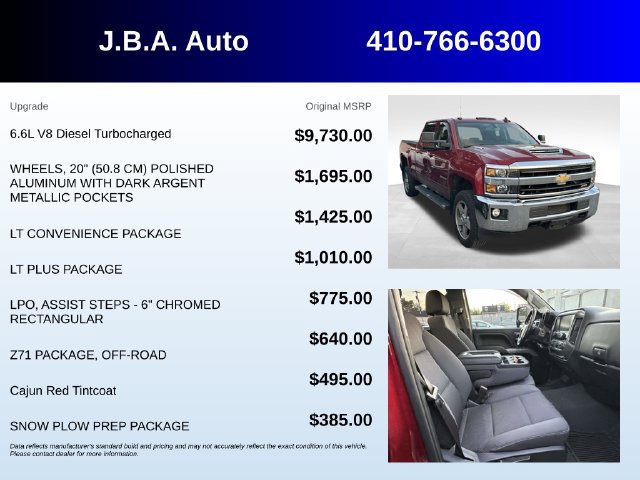 Used 2019 Chevrolet Silverado 2500 LT w/ LT Convenience Package AWD/4WD image 5
