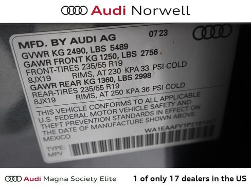 Used 2023 Audi Q5 2.0T Premium Plus w/ Premium Plus Package AWD/4WD image 3