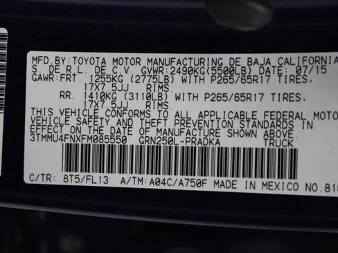 Used 2015 Toyota Tacoma 4x4 Double Cab w/ TRD Sport Package image 55