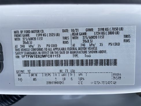 Used 2021 Ford F150 XLT w/ Equipment Group 302A High AWD/4WD image 43