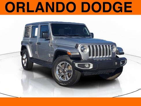 Used 2021 Jeep Wrangler Unlimited Sahara image 1