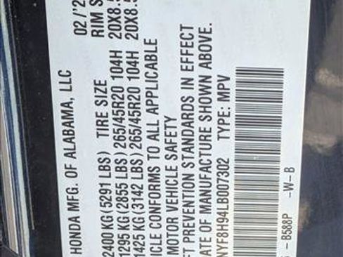 Certified 2020 Honda Passport Touring image 27