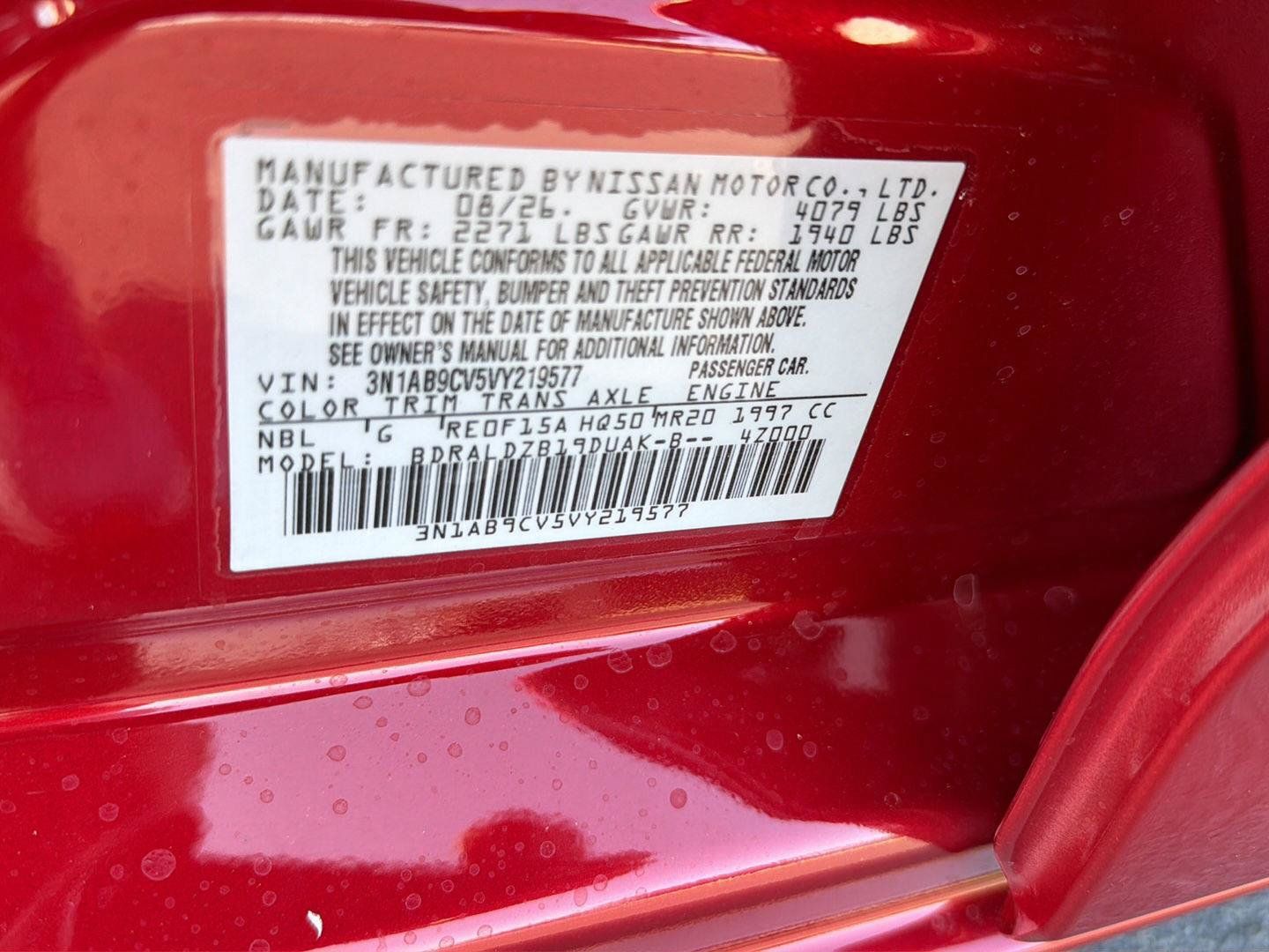 New 2027 Nissan Sentra SV w/ SV Convenience Package FWD image 35