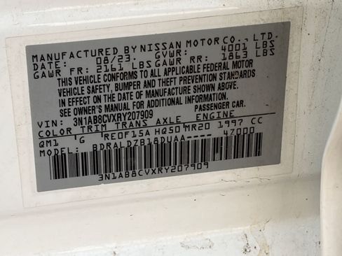 Used 2024 Nissan Sentra SV w/ All-Weather Package FWD image 15