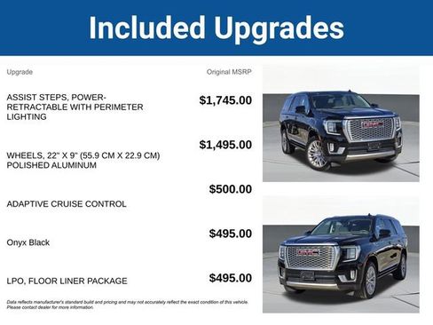 Used 2023 GMC Yukon Denali w/ LPO, Floor Liner Package AWD/4WD image 5