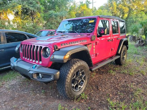 Used 2021 Jeep Wrangler Unlimited Rubicon 4xe w/ Cold Weather Group AWD/4WD image 1
