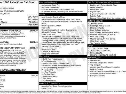 Used 2025 RAM 1500 Rebel w/ Advanced Safety Group II AWD/4WD image 24