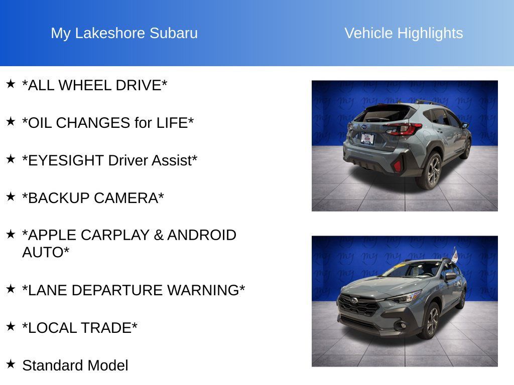 Certified 2024 Subaru Crosstrek 2.0i Premium AWD/4WD image 6