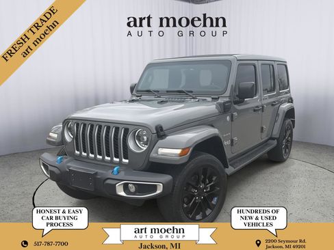 Used 2023 Jeep Wrangler Unlimited Sahara w/ Cold Weather Group AWD/4WD image 1
