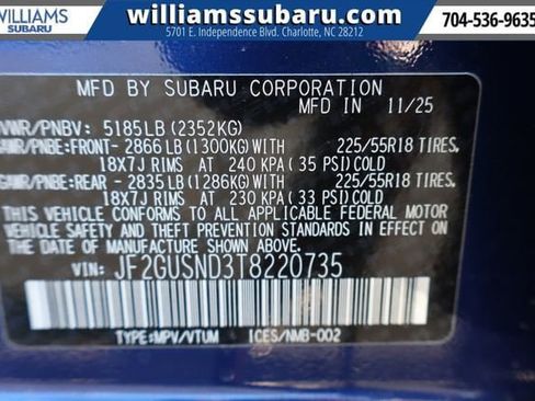 New 2026 Subaru Crosstrek 2.5i Limited image 25