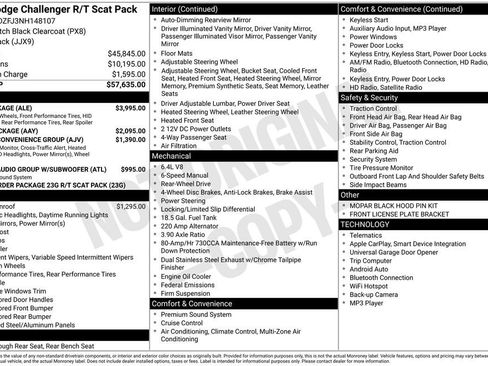 Used 2022 Dodge Challenger R/T Scat Pack w/ T/A Package image 1