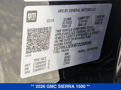 New 2026 GMC Sierra 1500 Elevation image 35