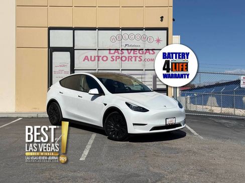 Used 2021 Tesla Model Y Long Range AWD/4WD image 1