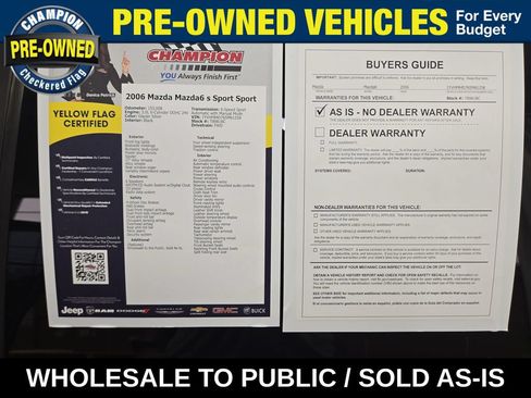 Used 2006 MAZDA MAZDA6 s Sport FWD image 36