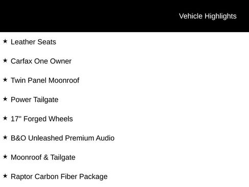 Used 2023 Ford F150 Raptor w/ Raptor Carbon Fiber Package AWD/4WD image 3