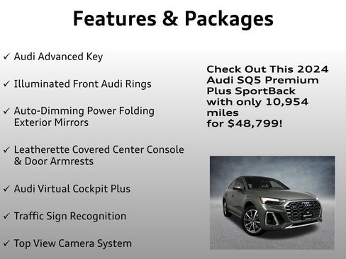 Used 2024 Audi SQ5 Premium Plus w/ Premium Plus Package image 20