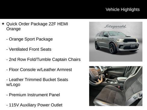 Used 2023 Dodge Durango R/T w/ Hemi Orange Plus Package AWD/4WD image 9