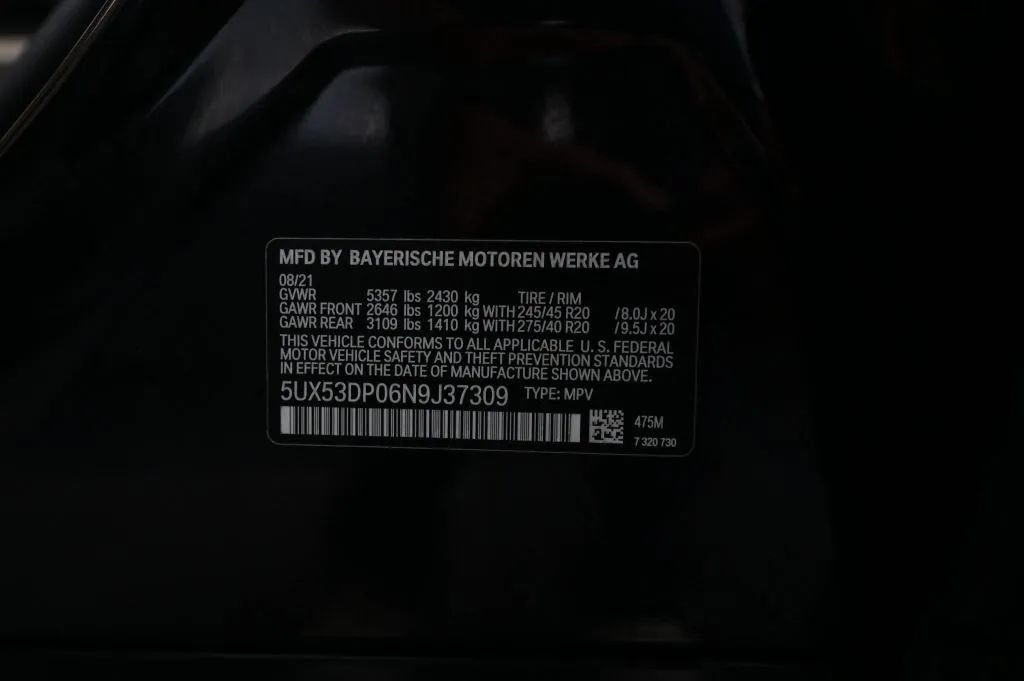 Used 2022 BMW X3 xDrive30i w/ M Sport Package AWD/4WD image 21