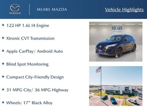 Used 2023 Nissan Kicks SV image 2