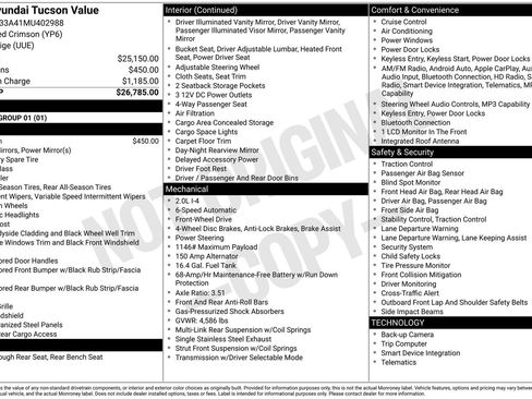 Used 2021 Hyundai Tucson Value FWD image 31