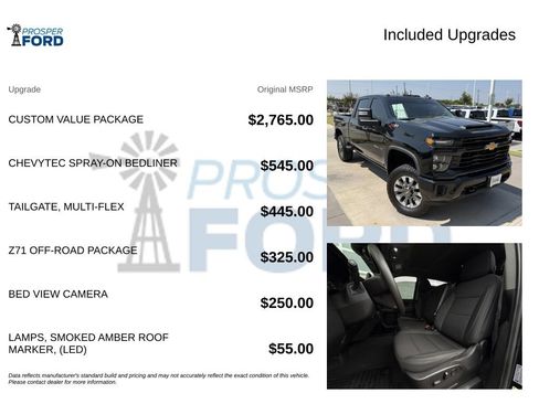 Used 2024 Chevrolet Silverado 2500 Custom w/ Custom Value Package AWD/4WD image 3