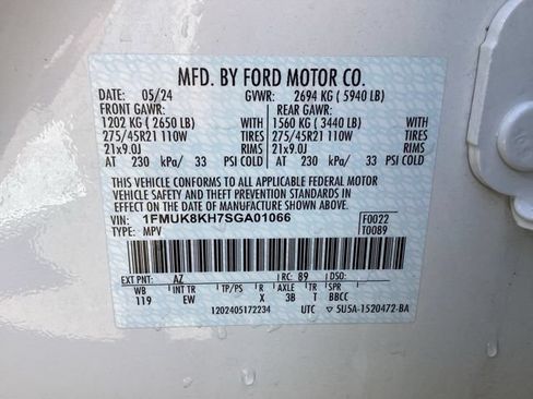 Used 2025 Ford Explorer ST-Line w/ Premium Package AWD/4WD image 56