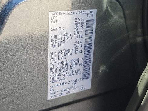 Certified 2024 Nissan Pathfinder Rock Creek AWD/4WD image 32