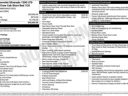 Used 2022 Chevrolet Silverado 1500 Custom RWD image 2