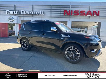Certified 2022 Nissan Armada Platinum w/ Captain's Chairs Package