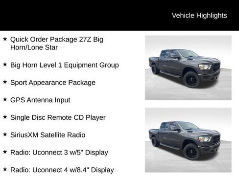 Used 2019 RAM 1500 Big Horn AWD/4WD image 3