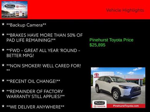 Certified 2026 Toyota Corolla Cross L FWD image 14
