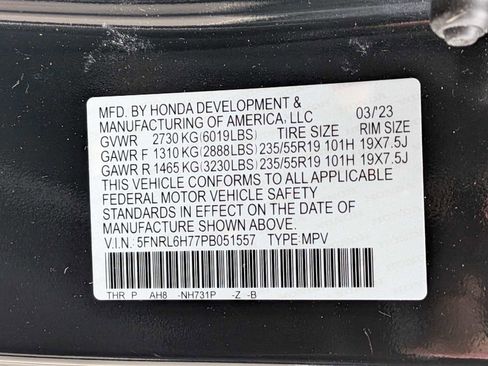 Certified 2023 Honda Odyssey Sport image 35