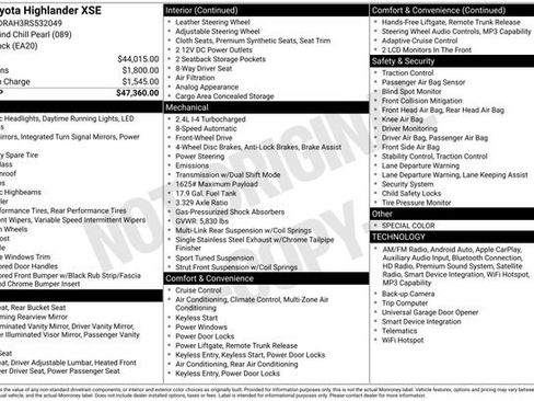 Used 2024 Toyota Highlander XSE FWD image 4