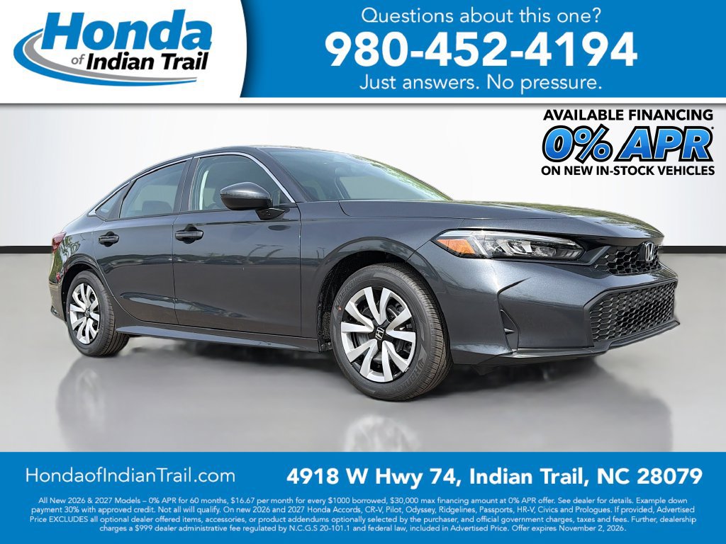 Used 2026 Honda Civic LX image 1