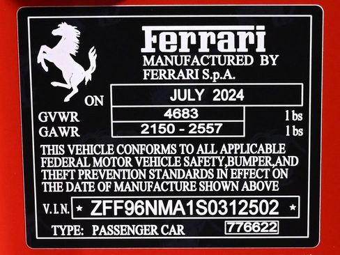 Certified 2025 Ferrari SF90 Spider AWD/4WD image 28