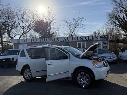 Used 2015 Nissan Armada Platinum w/ 2nd Row Captain Seat Package AWD/4WD image 24