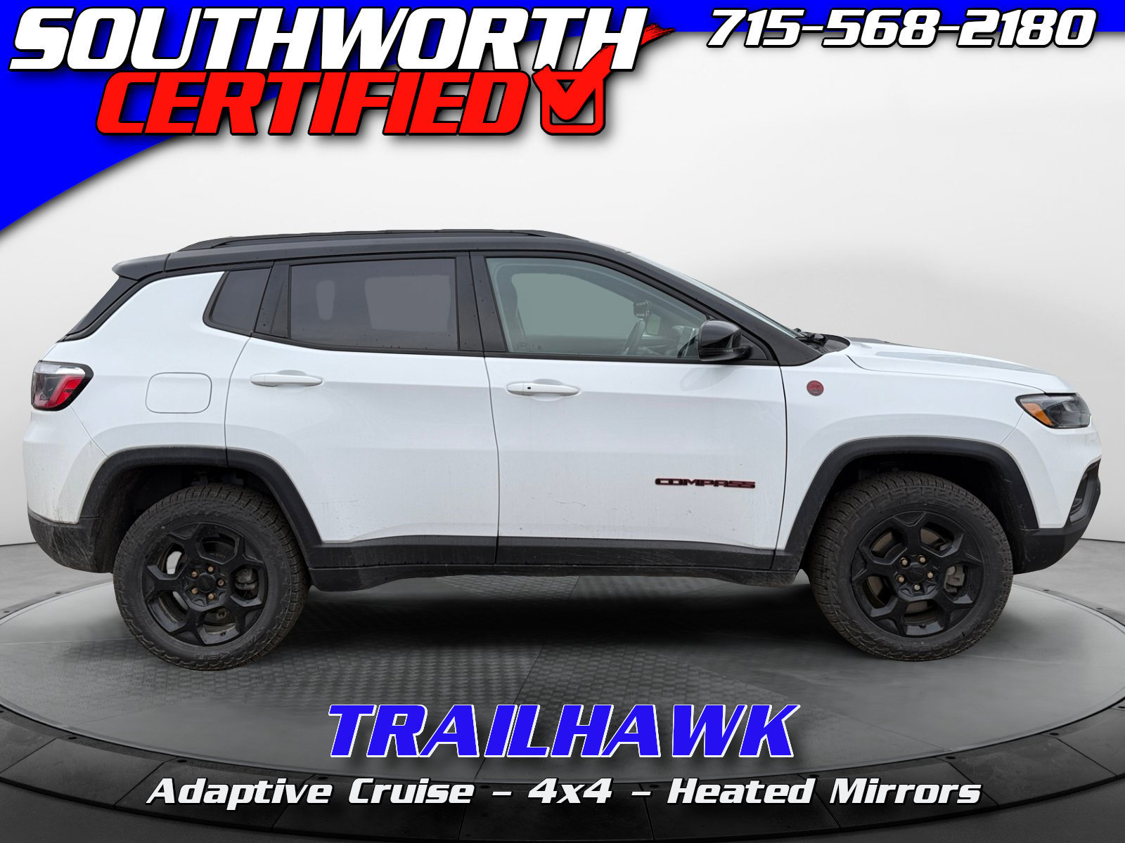 Used 2023 Jeep Compass Trailhawk AWD/4WD image 1
