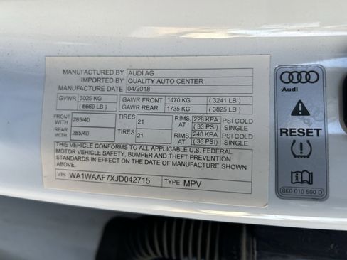 Used 2018 Audi Q7 3.0T Prestige image 24