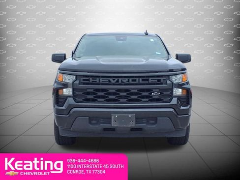 Used 2024 Chevrolet Silverado 1500 Custom w/ LPO, Dark Essentials Package RWD image 3