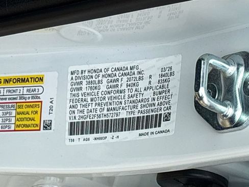 Used 2026 Honda Civic Sport image 36