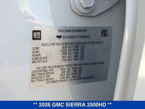 New 2026 GMC Sierra 2500 Denali w/ Denali Reserve Package AWD/4WD image 27