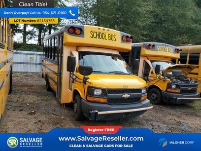 Used 2015 Chevrolet Express 4500 w/ School Bus Package