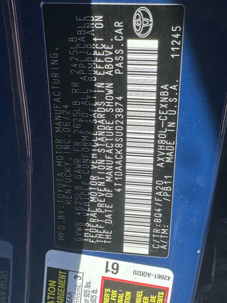 Certified 2025 Toyota Camry LE FWD image 31