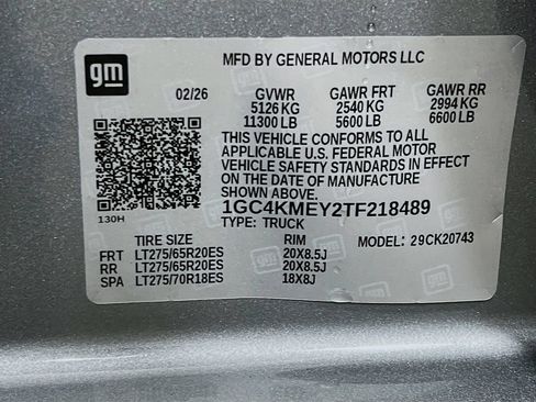 New 2026 Chevrolet Silverado 2500 Custom w/ Custom Value Package AWD/4WD image 29