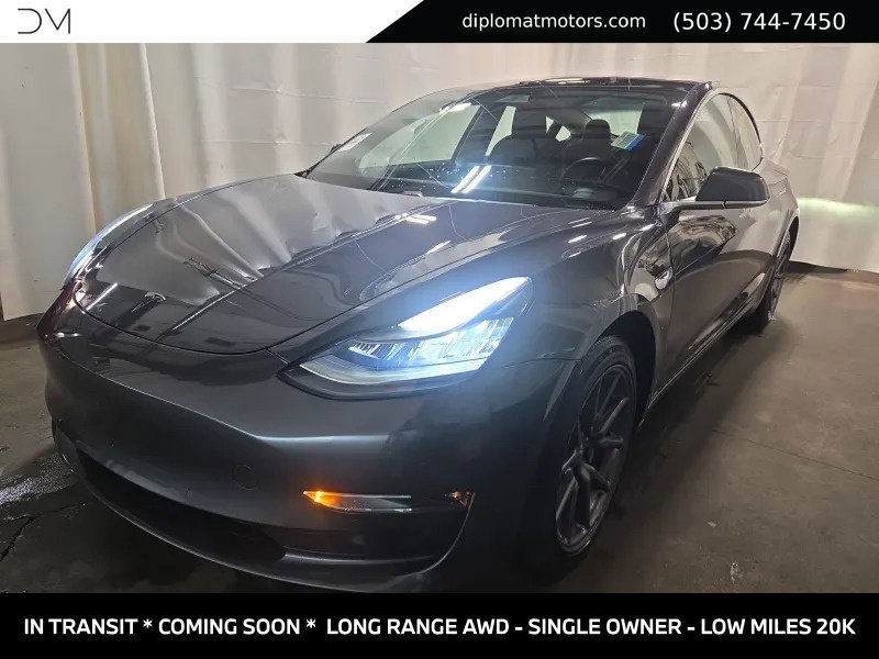 Used 2018 Tesla Model 3 Long Range AWD/4WD image 1