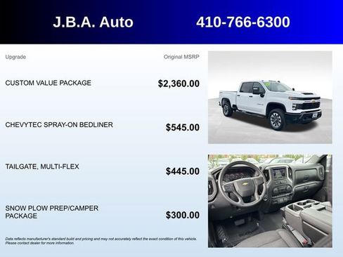 Used 2025 Chevrolet Silverado 2500 Custom w/ Custom Value Package image 5