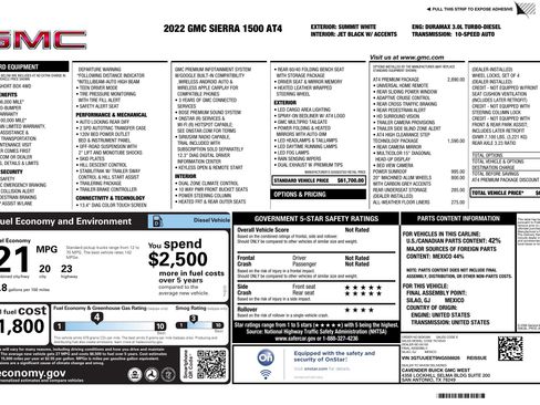 Used 2022 GMC Sierra 1500 AT4 w/ AT4 Premium Package image 2