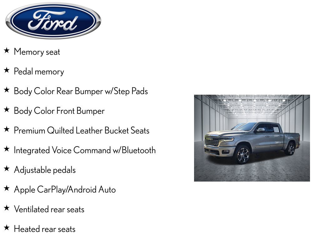 Used 2025 RAM 1500 Limited w/ Body Color Bumper Group AWD/4WD image 9