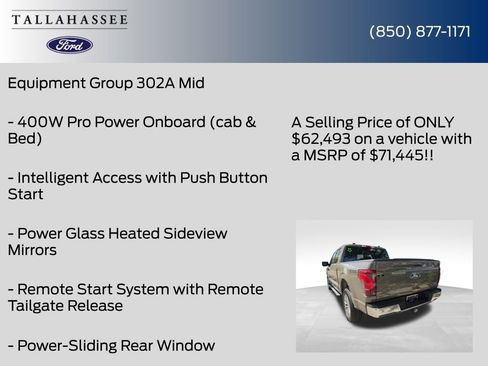New 2026 Ford F150 XLT w/ Equipment Group 302A MID AWD/4WD image 25